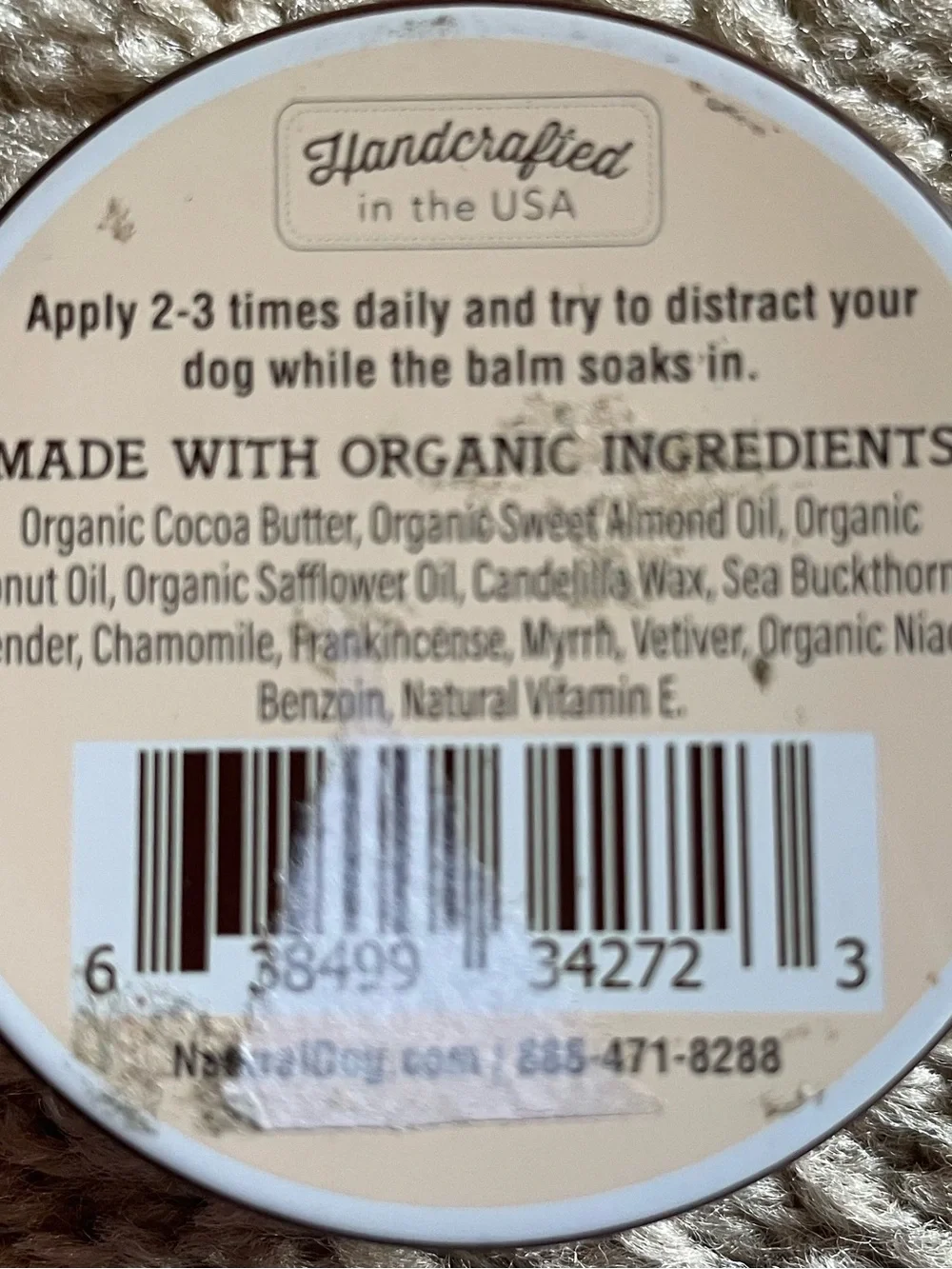 1oz Natural Skin Smoother for Dogs